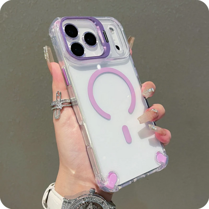 ClearShield® – iPhone 17 Series Magnetic Airbag Stand Case