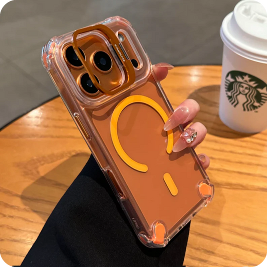 ClearShield® – iPhone 17 Series Magnetic Airbag Stand Case