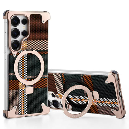Samsung Galaxy S26 Ultra MagSafe Kickstand Case with 360° Magnetic Ring