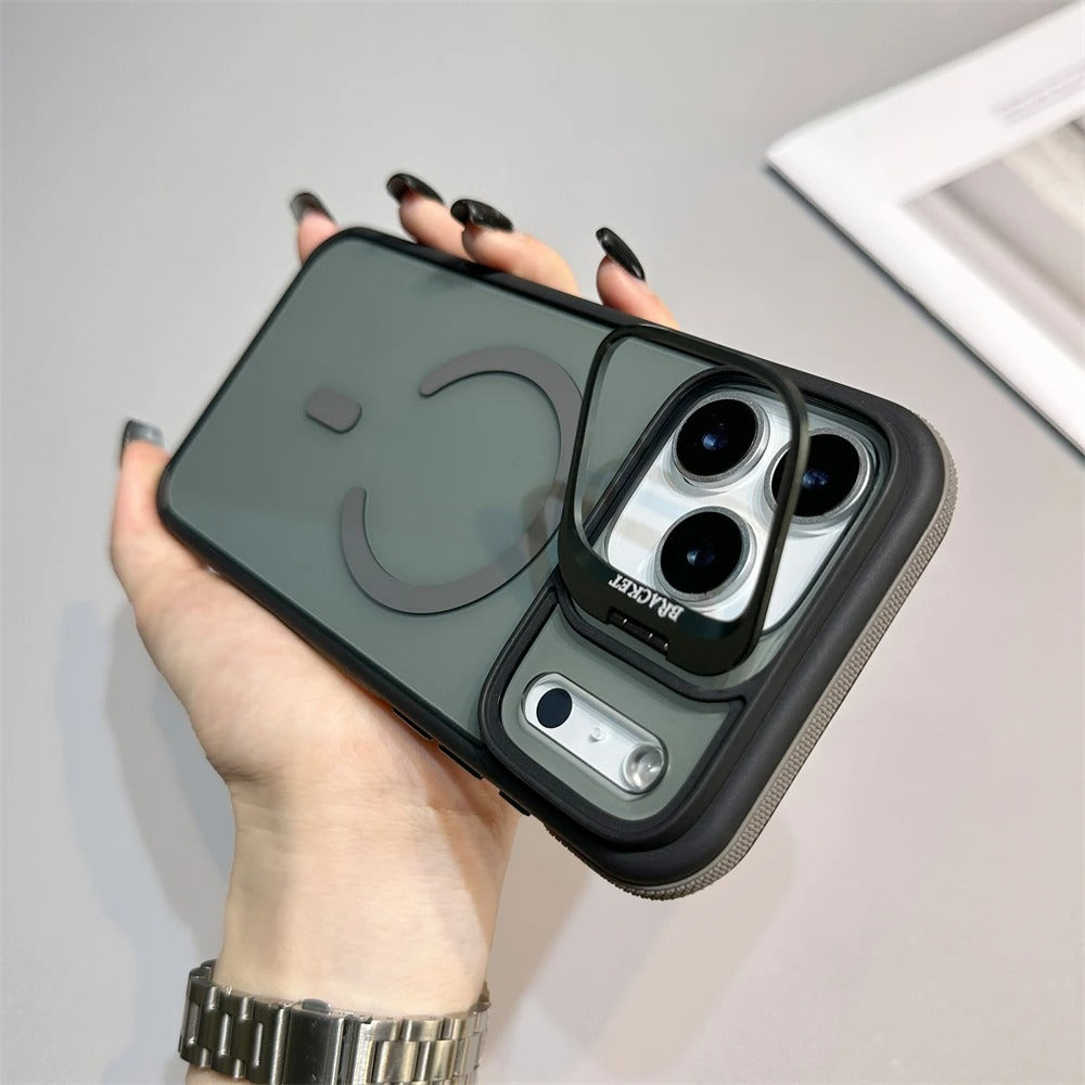 Luxury Magsafe Bracket Case for iPhone 18 Series