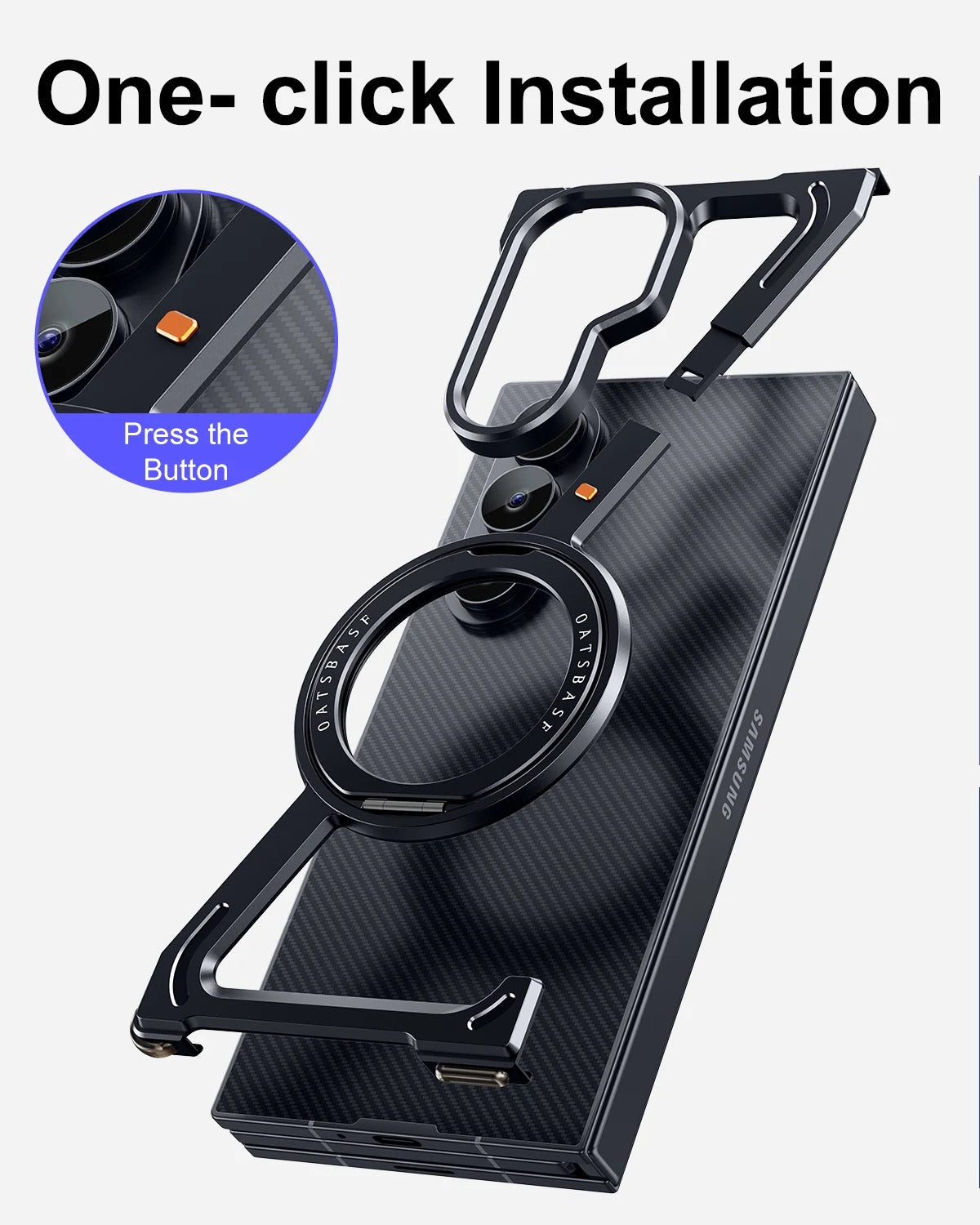 Samsung Galaxy Z Fold Magnetic Ring Stand Case