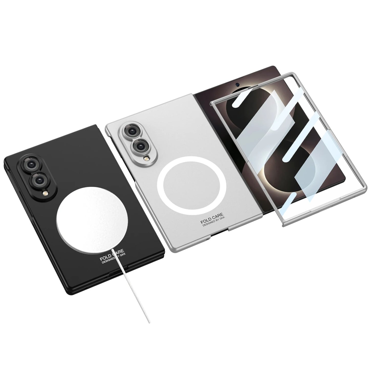 Galaxy Z Fold 8 Magnetic Matte Case with Screen Protector