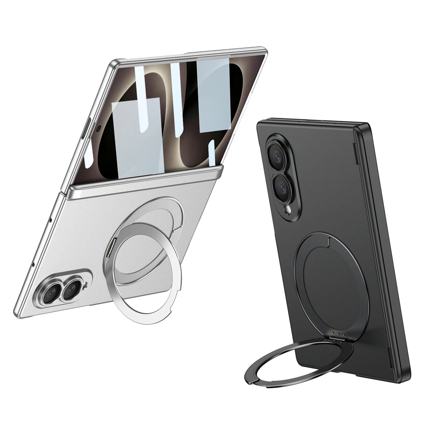 Galaxy Z Fold 8 Magnetic Ring Kickstand Case