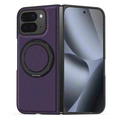 Google Pixel 10 Pro Fold Carbon Fiber Magnetic Stand Case