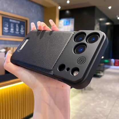 Leather Frameless iPhone 17 Case with MagSafe - FonKayz