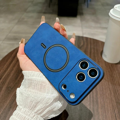 MagnoLeather® – Magnetic Leather Case for iPhone 17 Series (MagSafe)