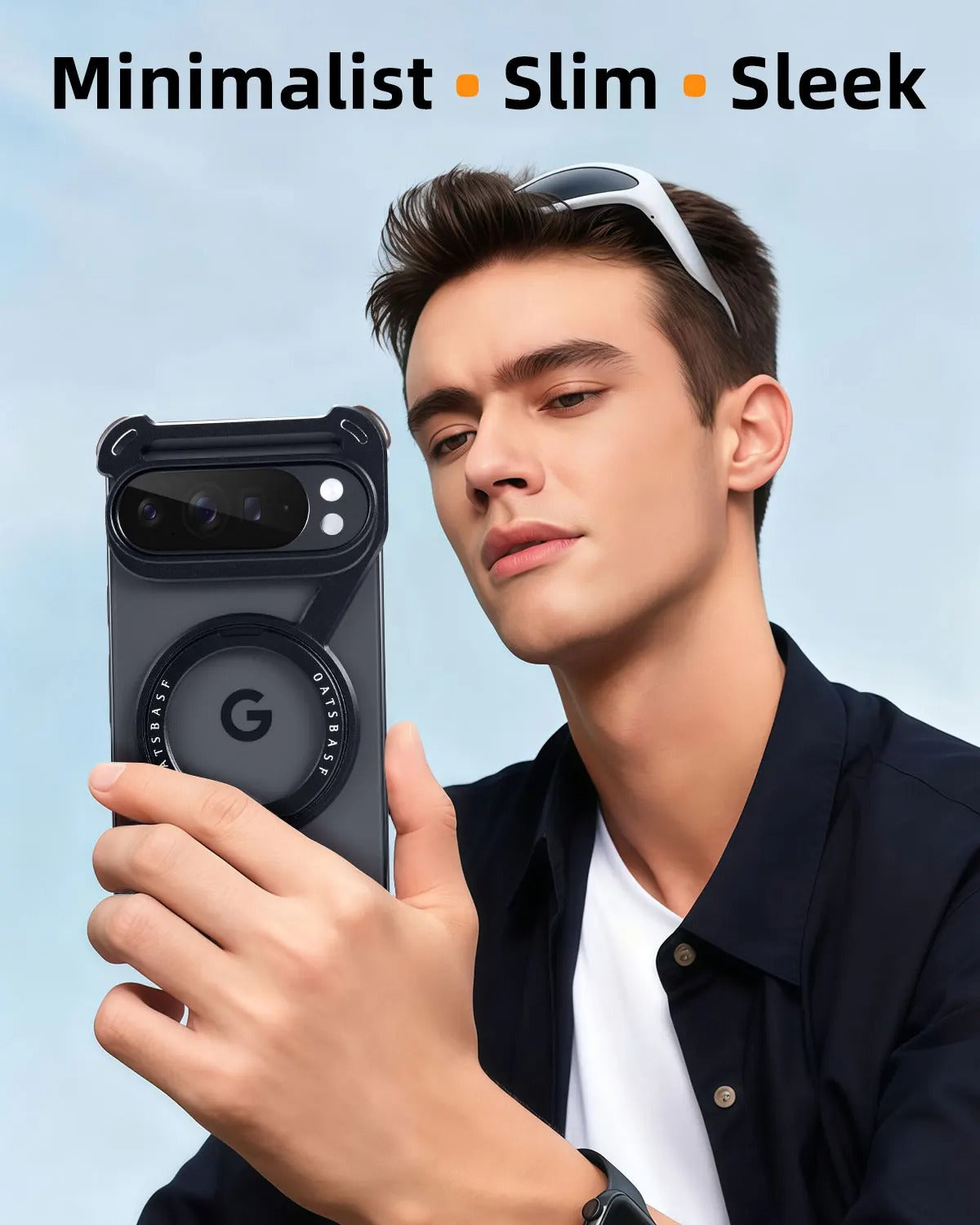 Frameless Metal Alloy Pixel Snap Magnetic Ring Stand Case For Google Pixel 10 Pro XL