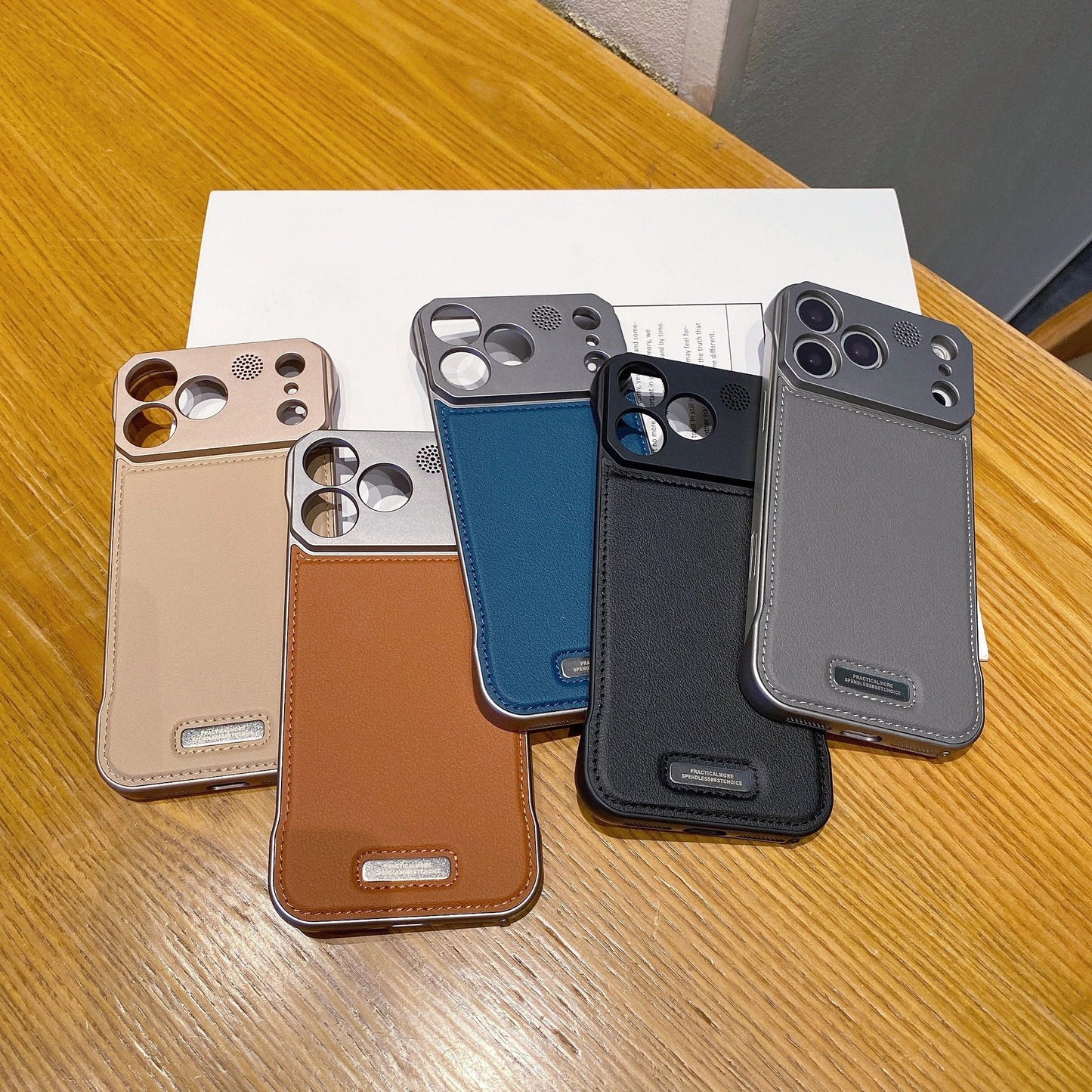 Leather Frameless iPhone 17 Case with MagSafe - FonKayz