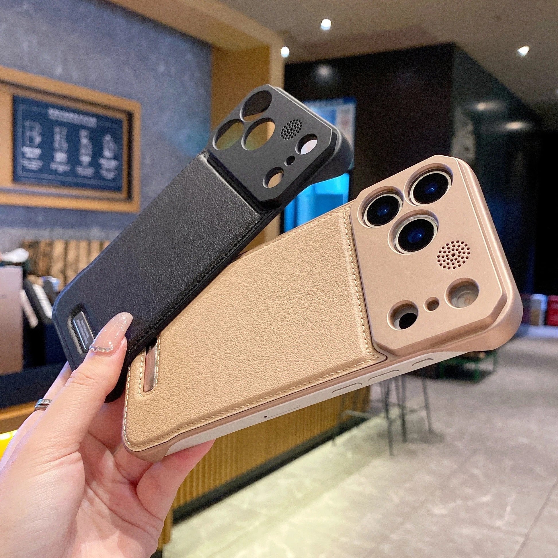 Leather Frameless iPhone 17 Case with MagSafe - FonKayz