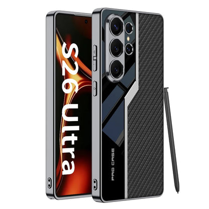 Galaxy S26 Ultra Luxury Leather Plating Case